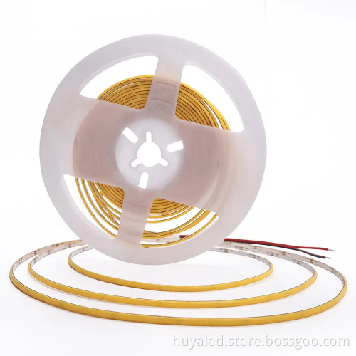 110V/220V COB LED Strip Light with Silicone Cover, Dimmable and Waterproof